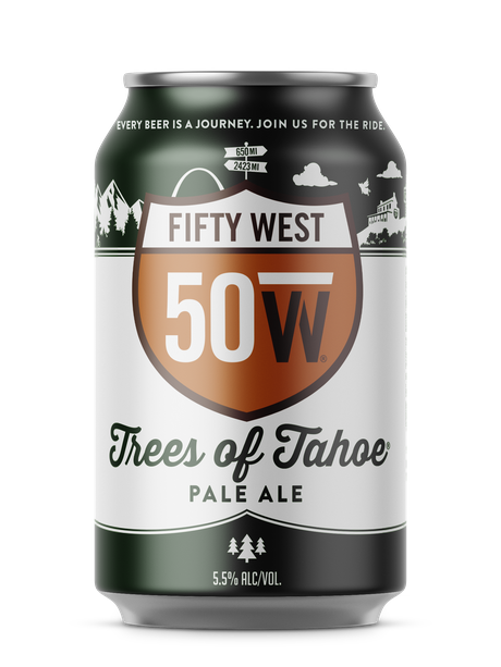 Fifty West Trees of Tahoe Pale Ale can